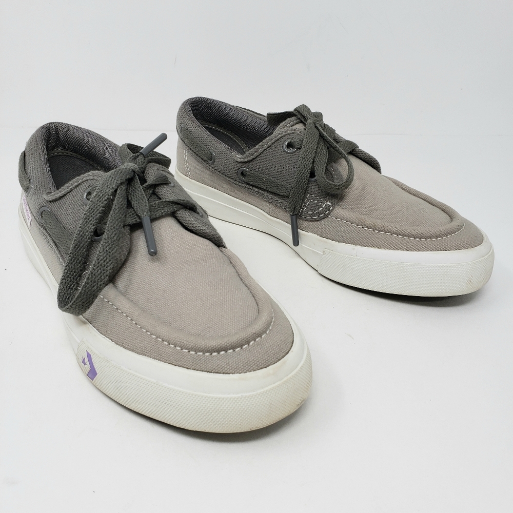 Converse Gray Oxford Sneaker Boat Shoes Womens 6